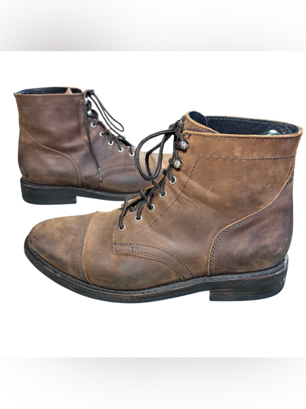 Thursday Boot Co Everyday Captain Boots Men’s Size 11 Brown Leather Lace Up Welt